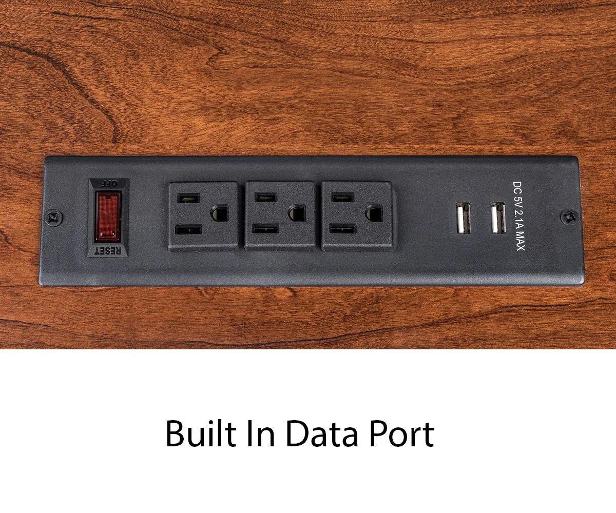 Built In Power and Data Port